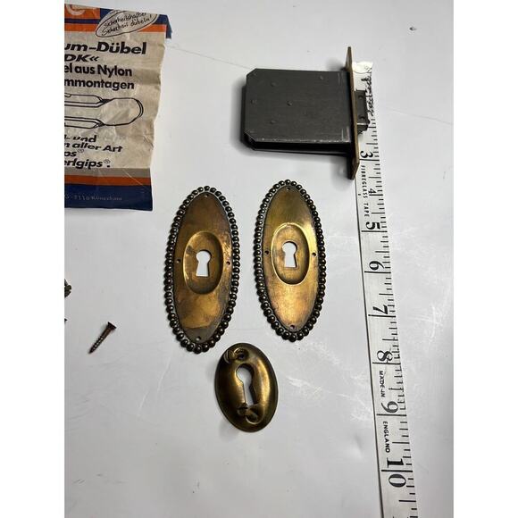 Vintage German Hardware Brass Furniture - Picture 2 of 6